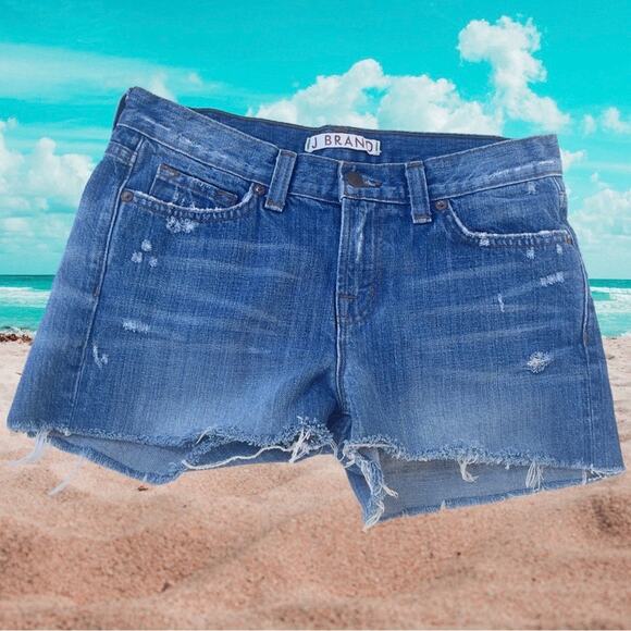 J Brand Libra Jean Shorts - Cut-Off Distressed Denim - Size 26 - REVOLVE - Boho - Picture 5 of 16